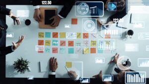 Visual representation of companies that hire a fractional CMO for growth.